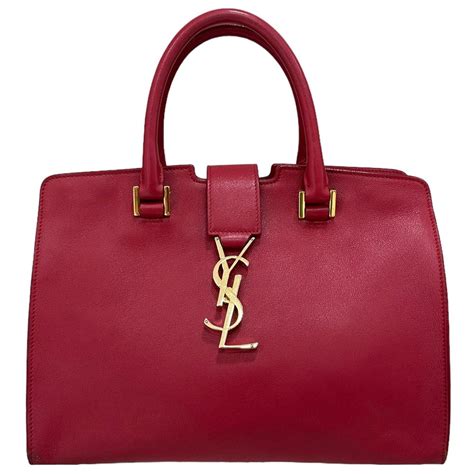 borsa yves saint laurent rossa|borse saint laurent.